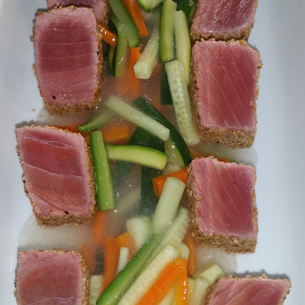 tataky de tonyina amb verduretes-apat-catering-vilafranca-vilanova-sant sadurni